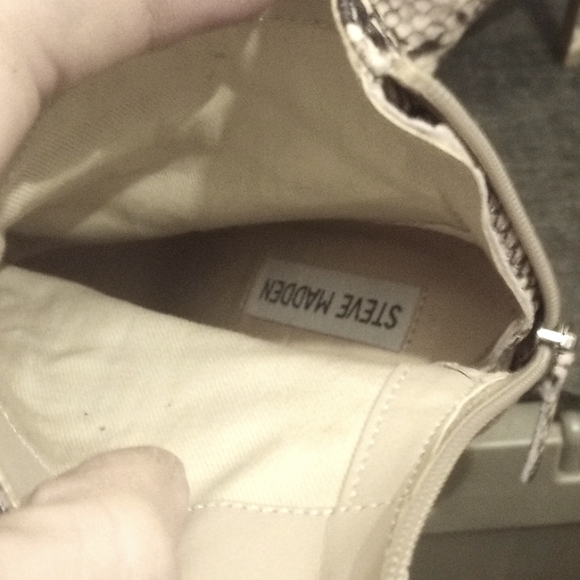 Steve Madden snake skin ankle stilletto boots brand new only worn in store - Picture 5 of 6